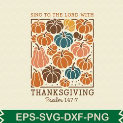 sing to the lord with thanksgiving