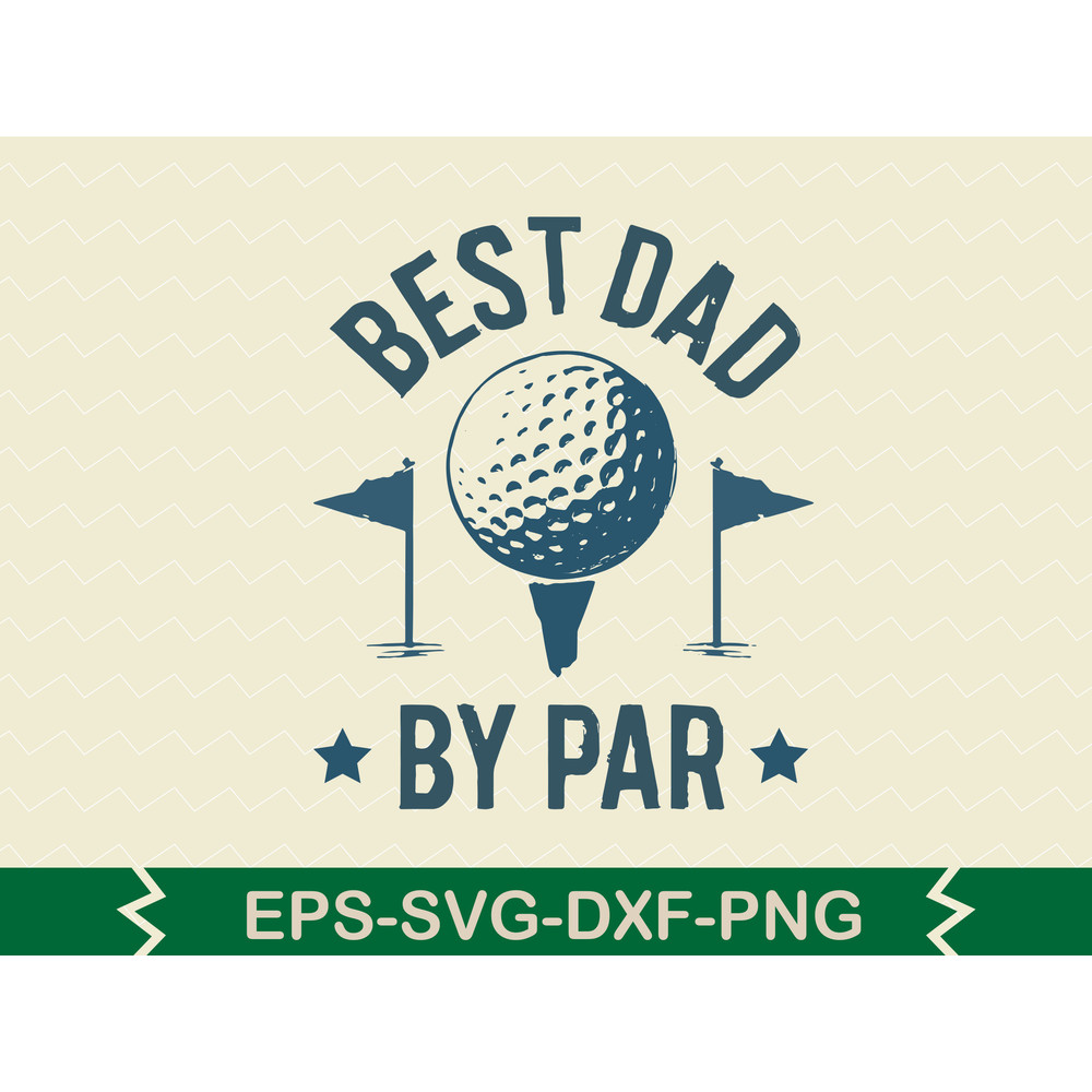 Best Dad By Par T Shirt Design 0