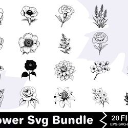 flower svg bundle 11