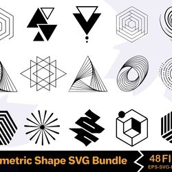 geometric shape svg bundle