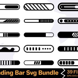loading bar svg bundle