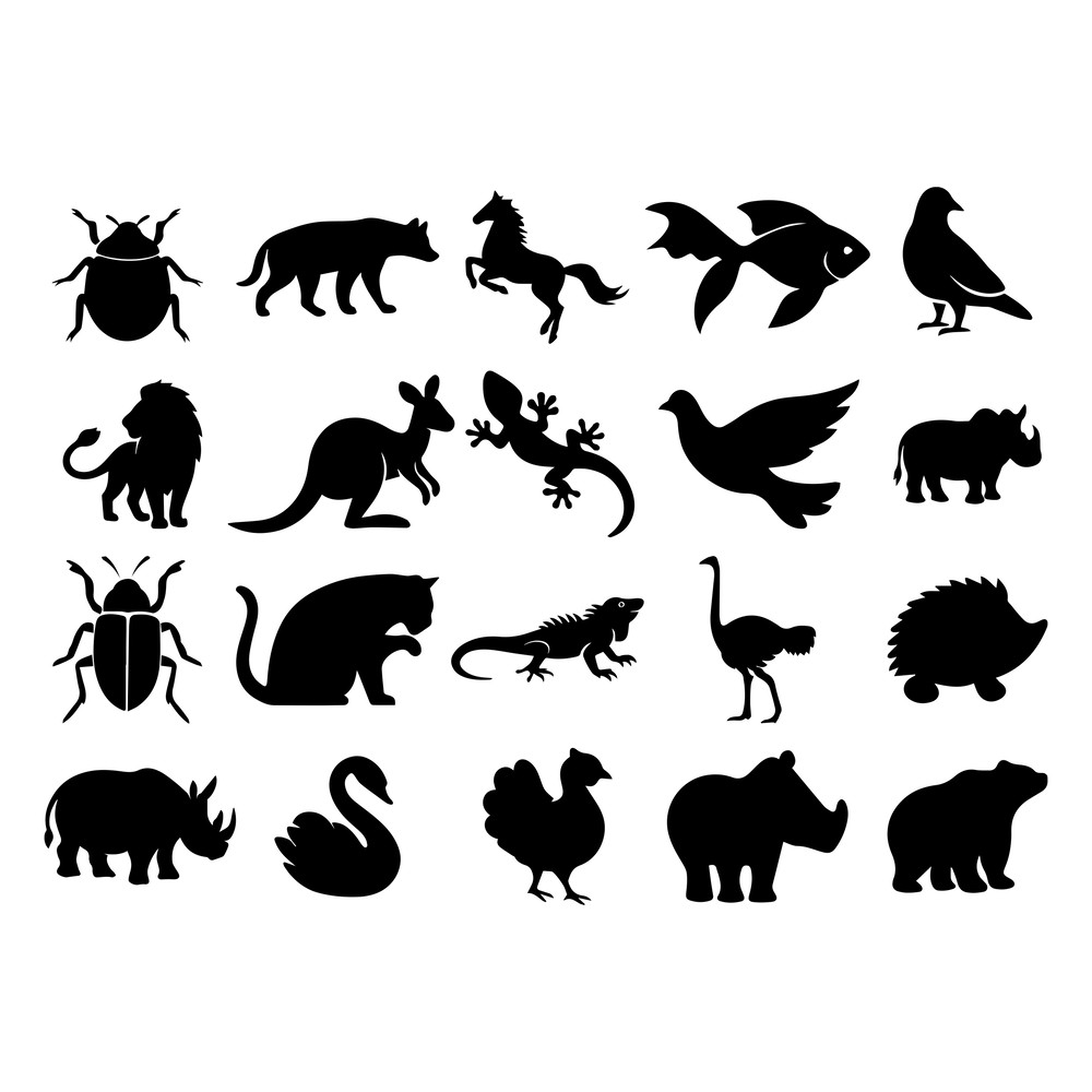 Animal Silhouette SVG Bundle 1