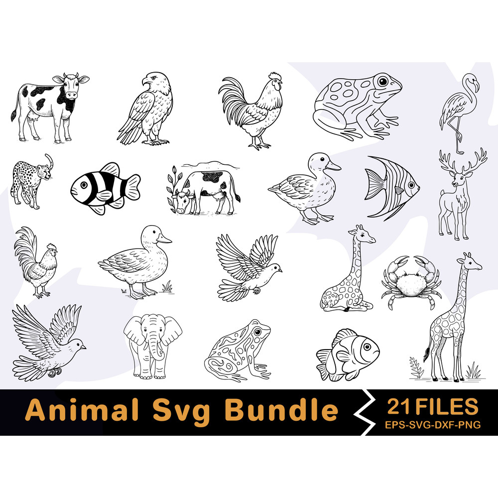 Animal Svg Bundle 5 0