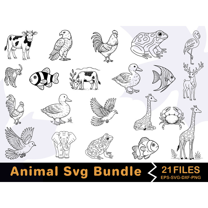 Animal Svg Bundle 5 0