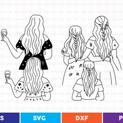 best friends svg bundle