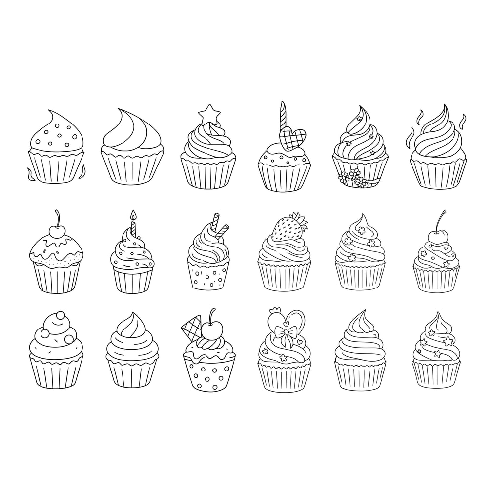 Birthday Cakes Svg Bundle 1 1