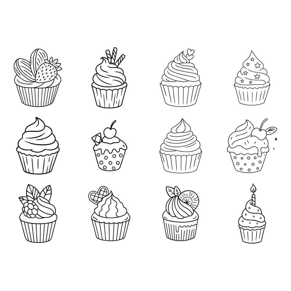 Birthday Cakes Svg Bundle 1 2