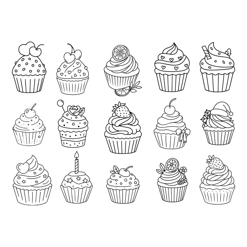 Birthday Cakes Svg Bundle 2 1