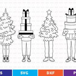 christmas tree svg design