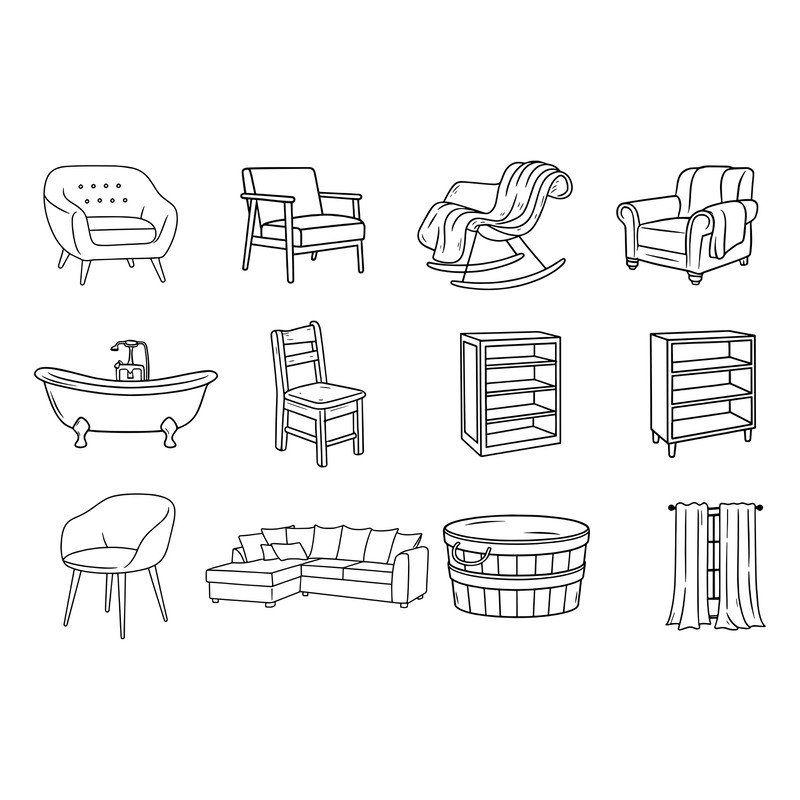 House Furniture SVG Bundle 1