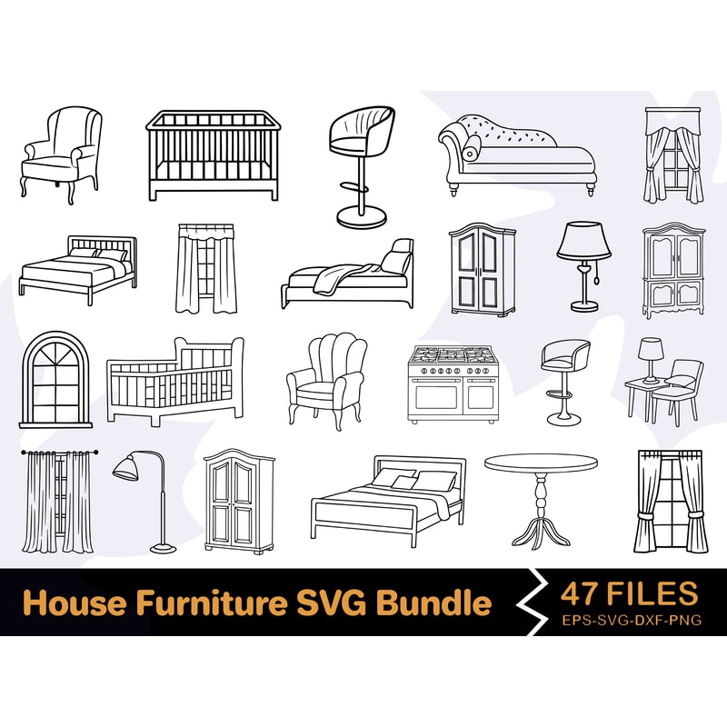 House Furniture SVG Bundle 1 0