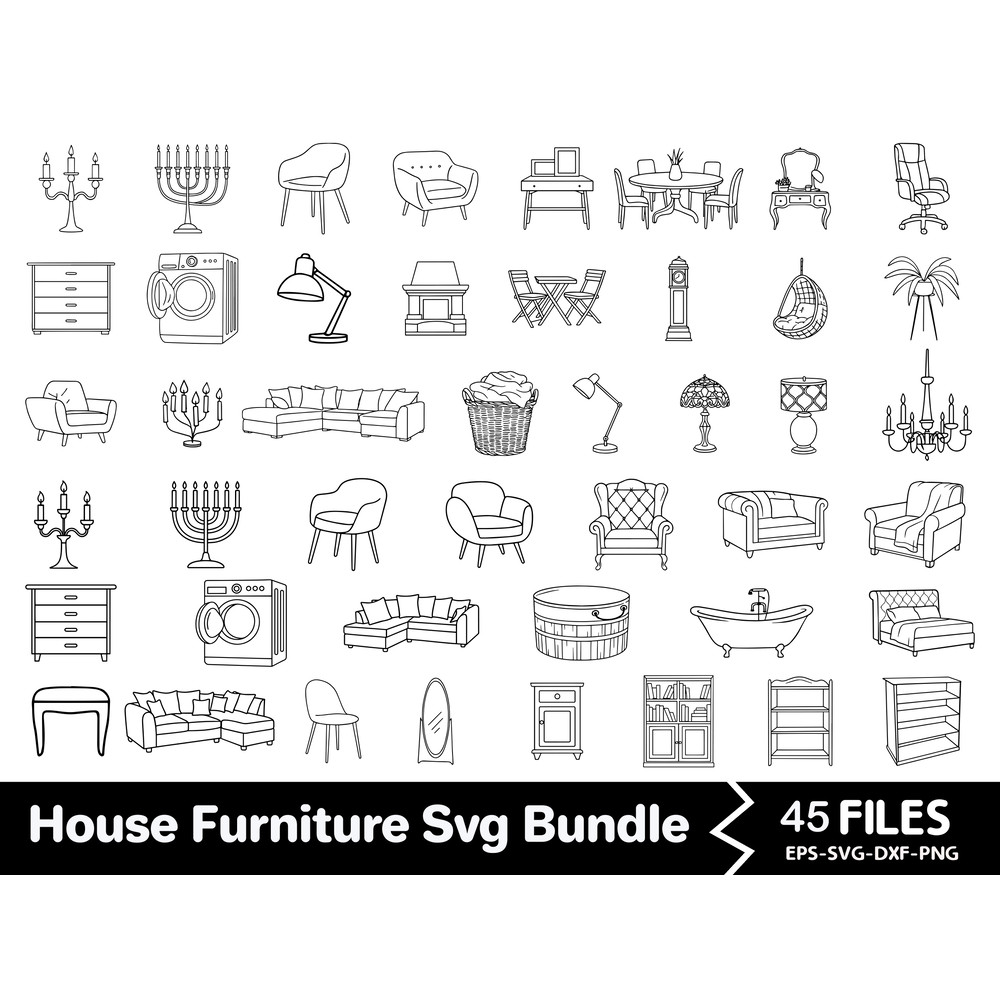 House Furniture SVG Bundle 2 0