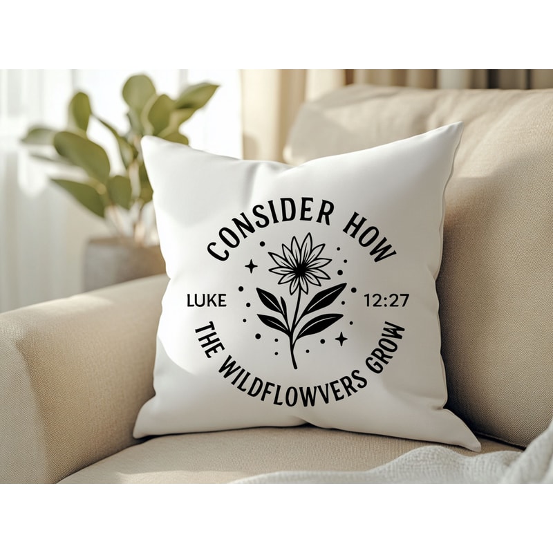 Consider How The Wildflowers Grow Svg T Shirt Design 2