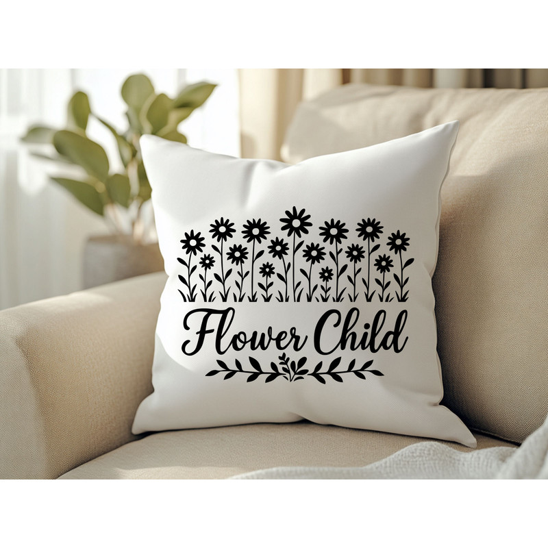 Flower Child Svg T Shirt Design 2