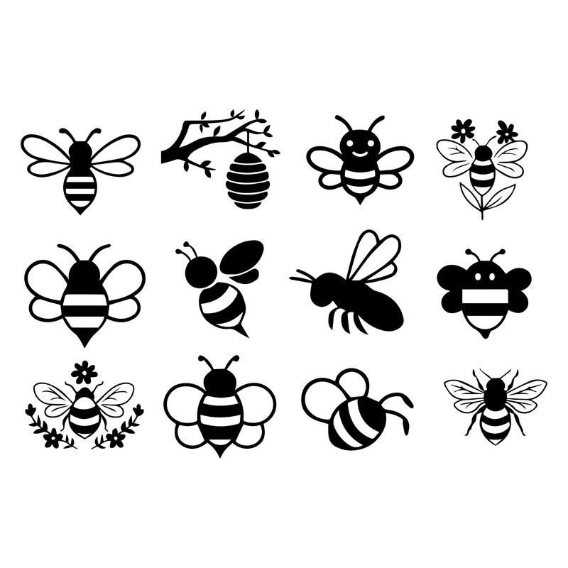 Bee Svg Bundle 3 1