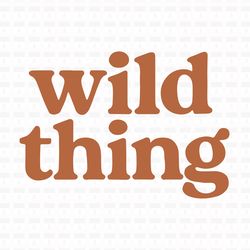 wild thing t shirt design