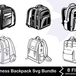 business backpack svg bundle
