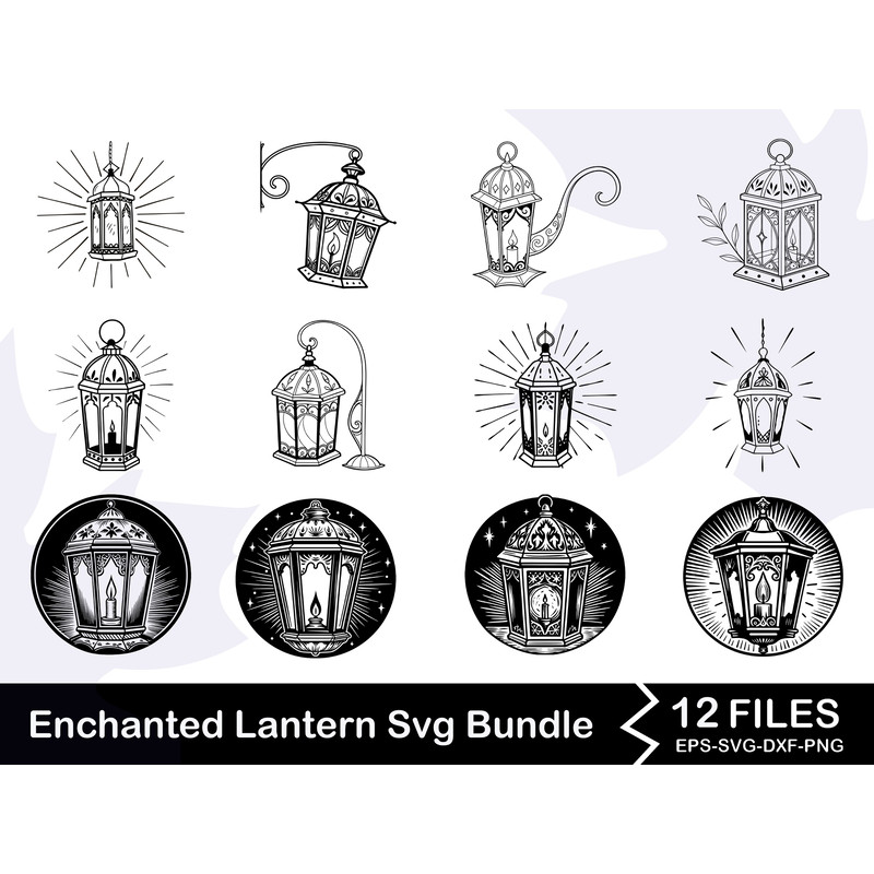 Enchanted Lantern Svg Bundle 0