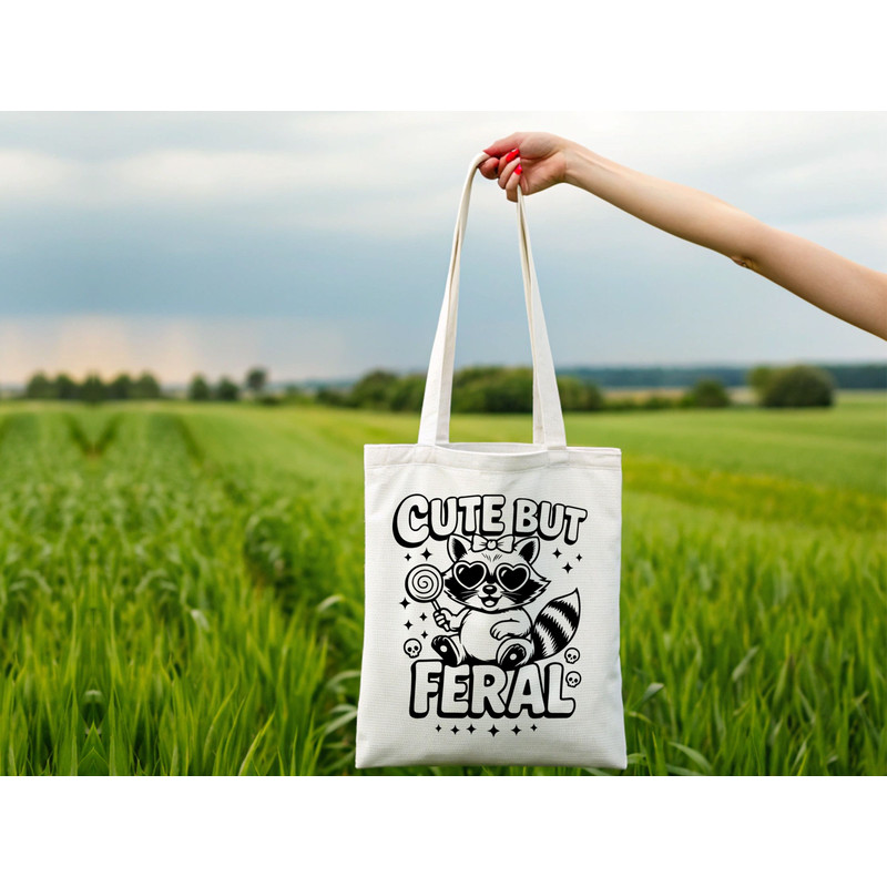 Cute But Feral T Shirt Design 1