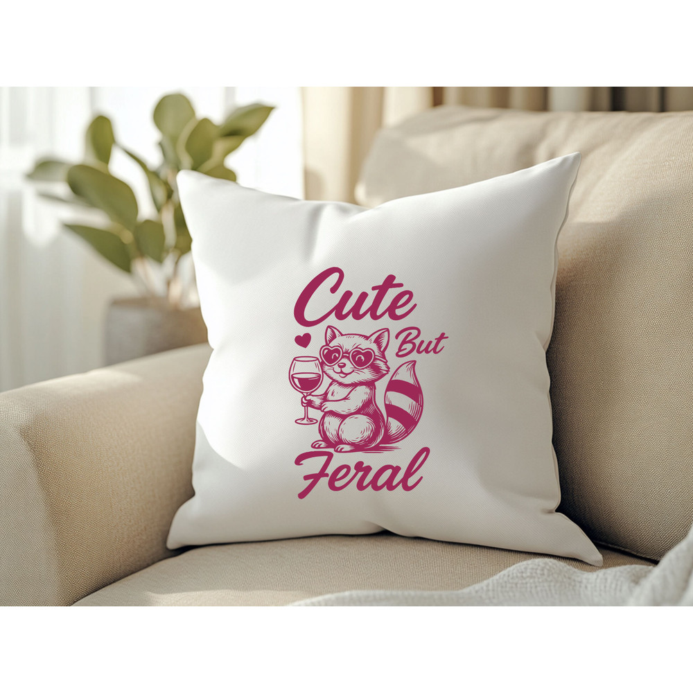 Cute But Feral SVG T Shirt Design 2