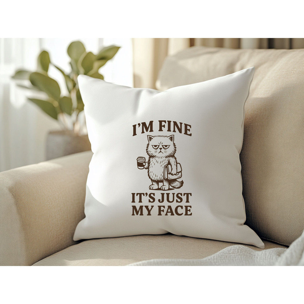 Im Fine It S Just My Face Svg T Shirt 2