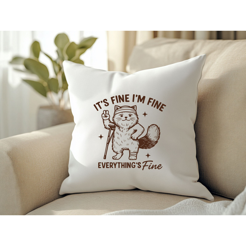 Its Fine Im Fine Everythings Fine Svg T Shirt Design 2
