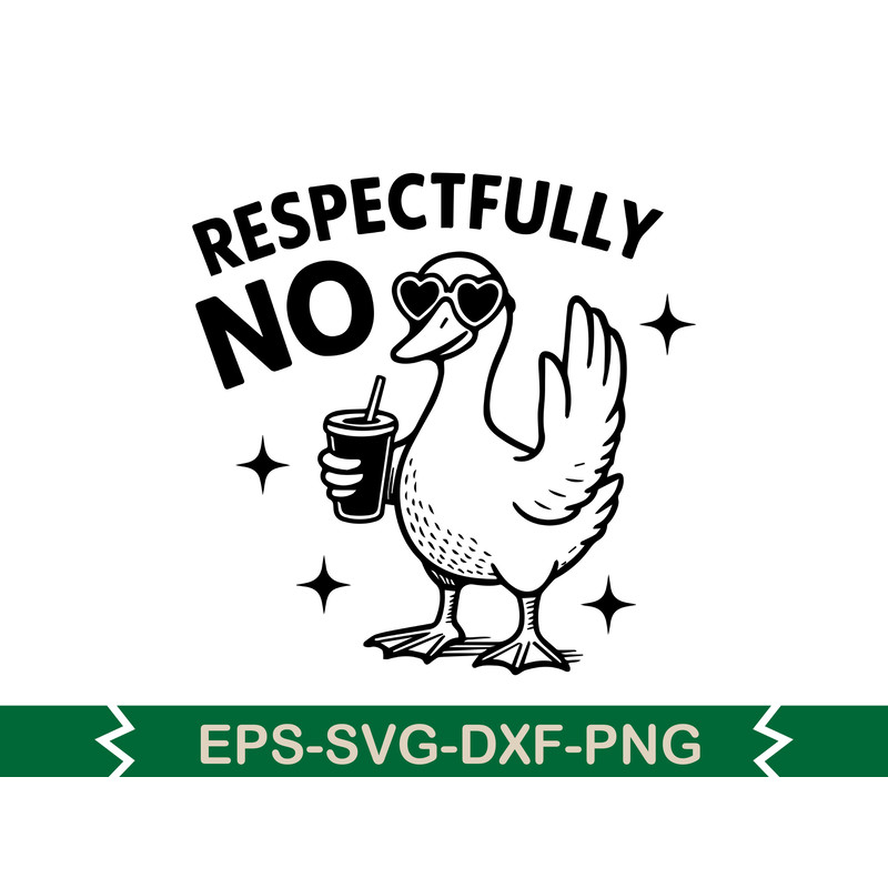 Respectfully No Svg T Shirt Design 0