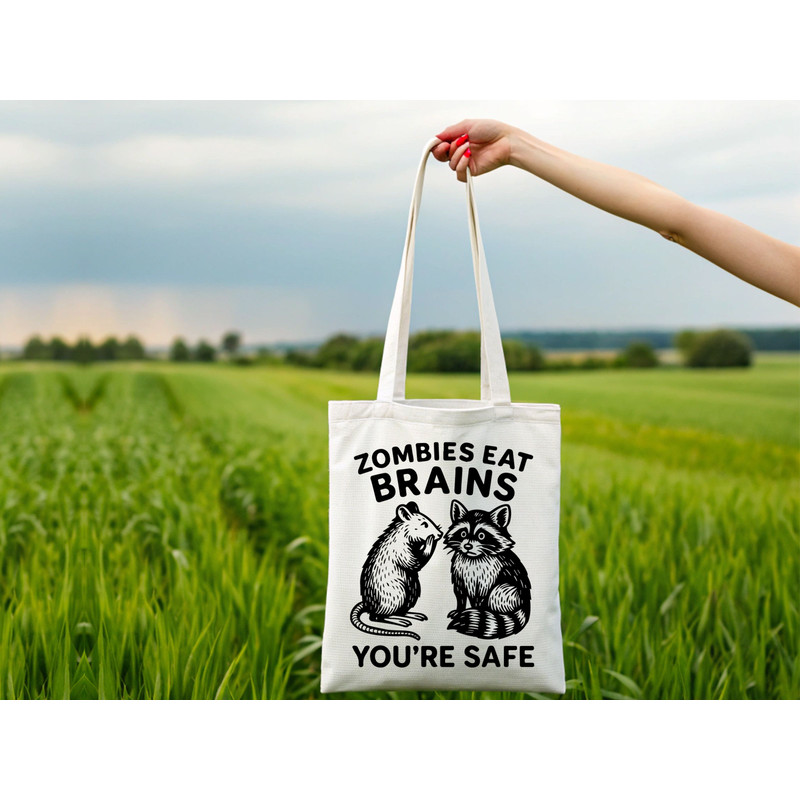 Zombies Eat Brains Youre Safe SVG T Shirt Design 1