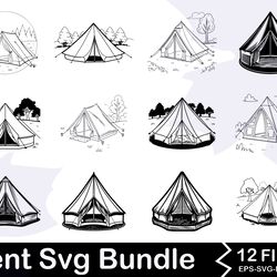 tent svg bundle