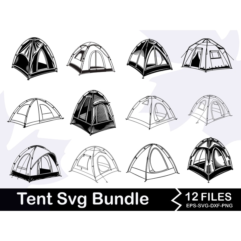 Tent SVG Bundle 1 0