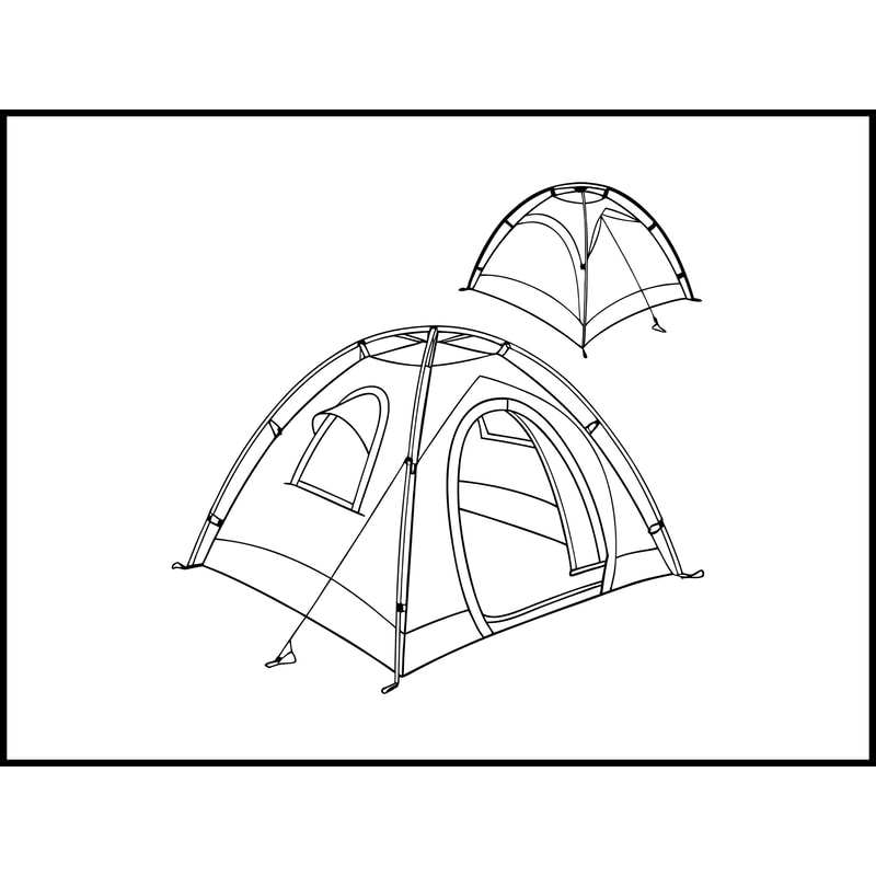 Tent SVG Bundle 1 2