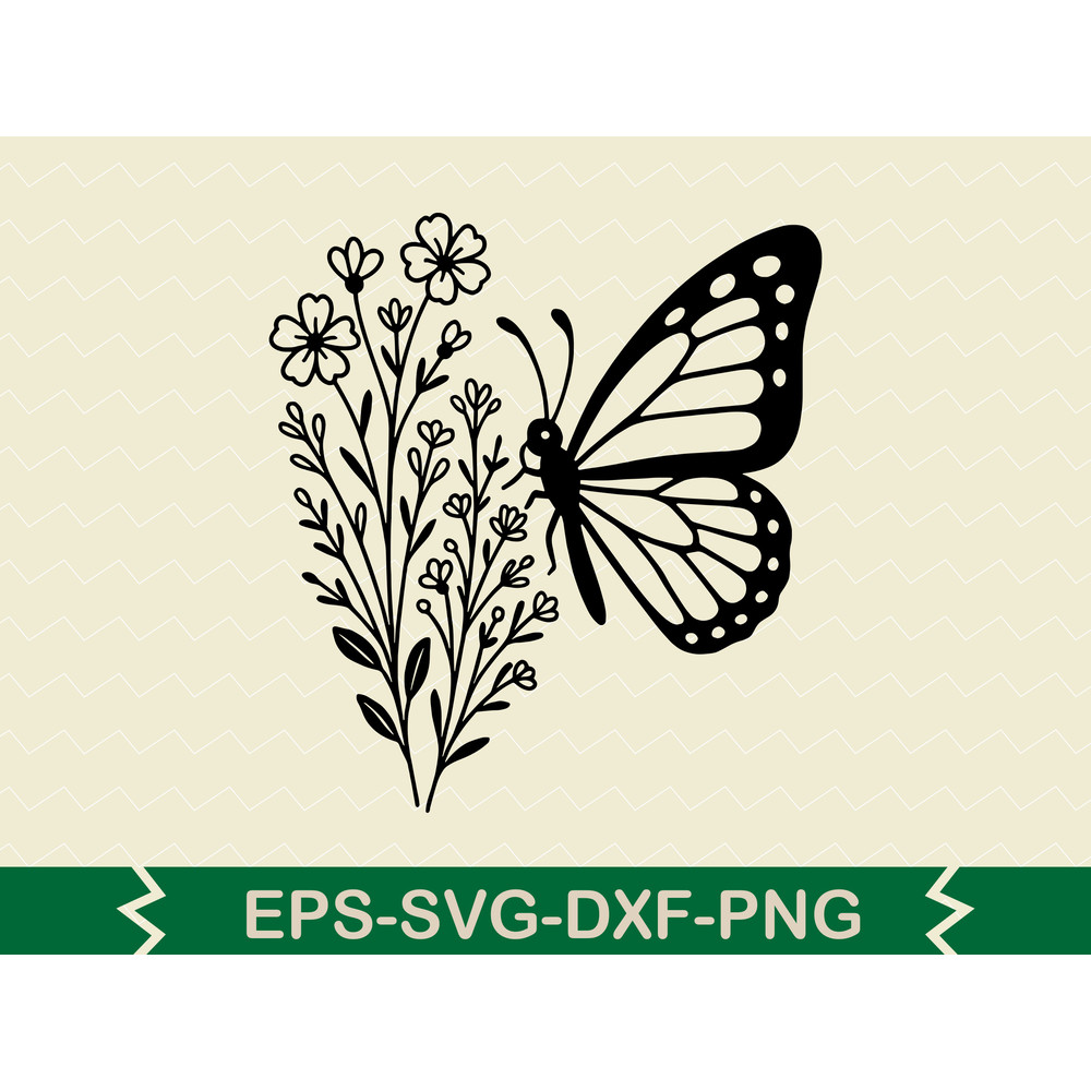 Butterfly Bloom Svg Design 0