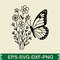 Butterfly Blossom Svg Design 0