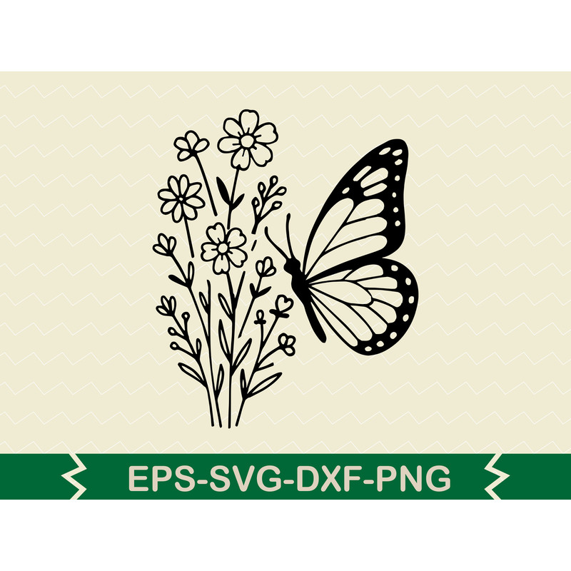 Butterfly Blossom Svg Design 0
