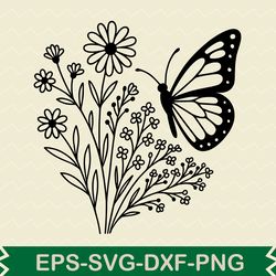 butterfly petals svg design