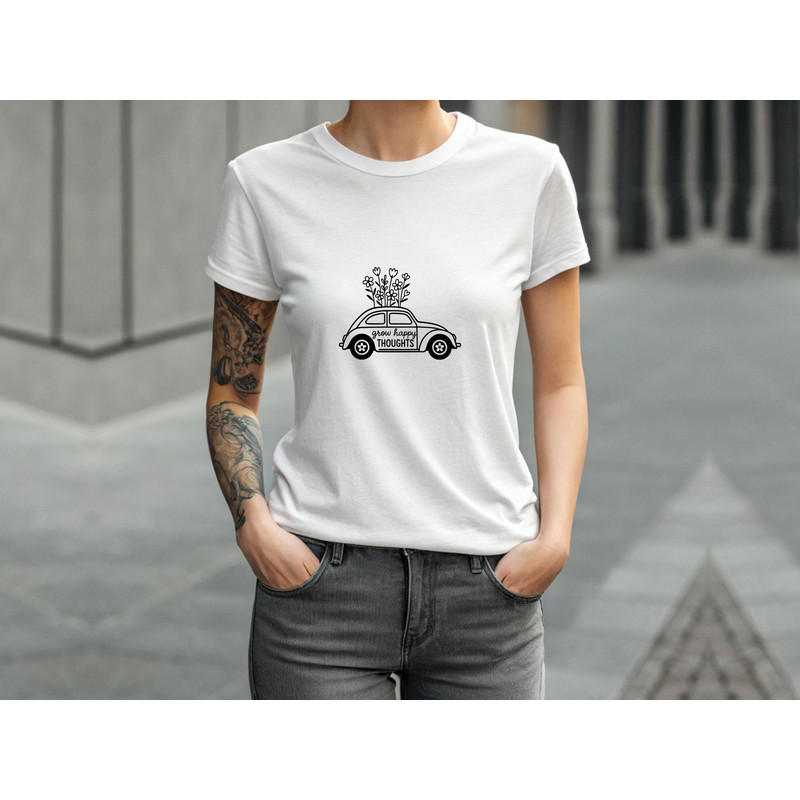 Grow Happy Thoughts Svg Design 3