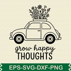 grow happy thoughts svg design 4