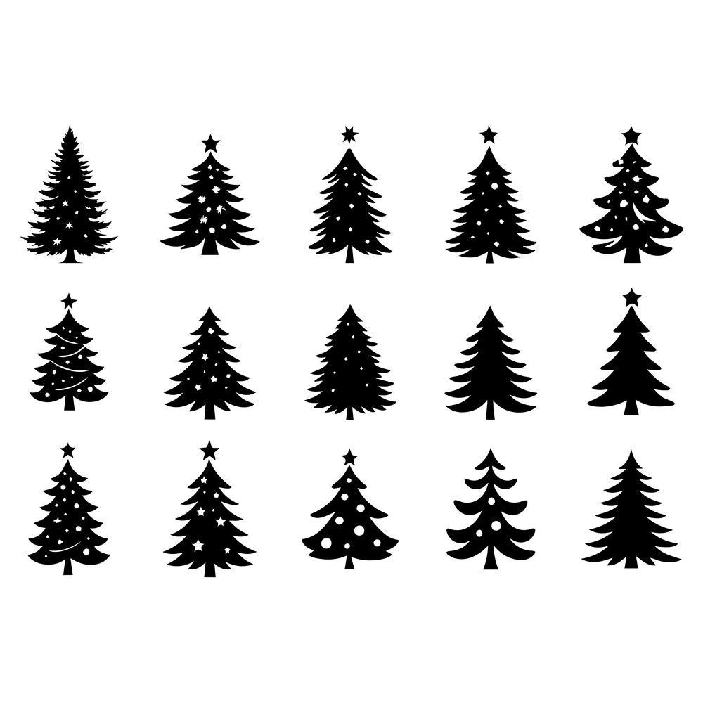 Christmas Tree SVG Bundle 1