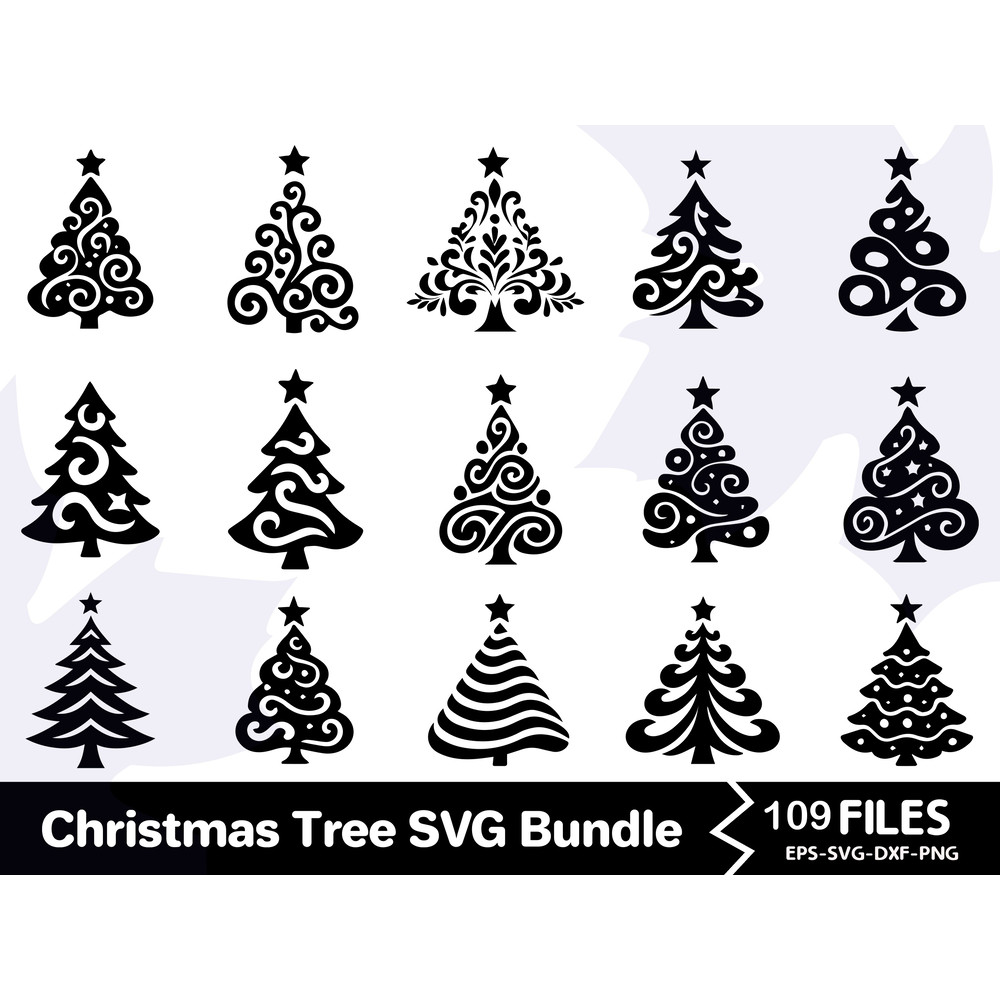 Christmas Tree SVG Bundle 1 0