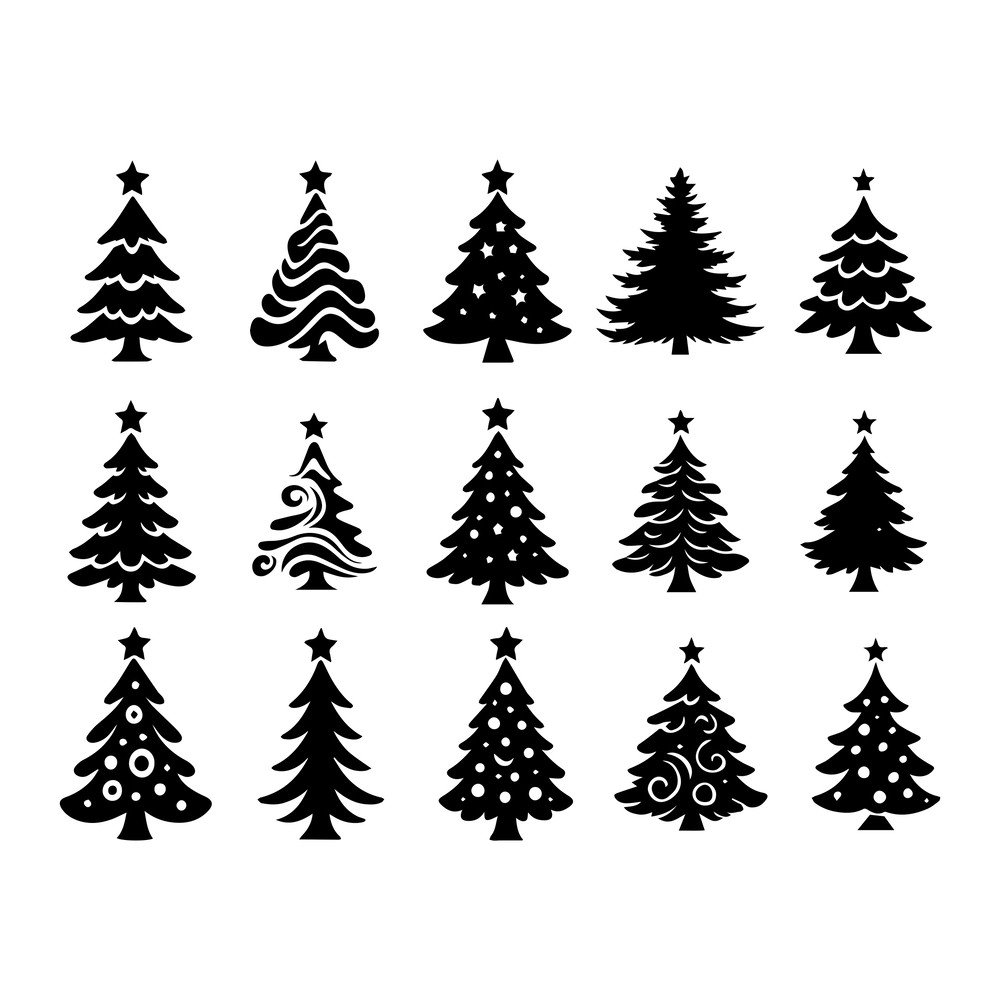 Christmas Tree SVG Bundle 1 1