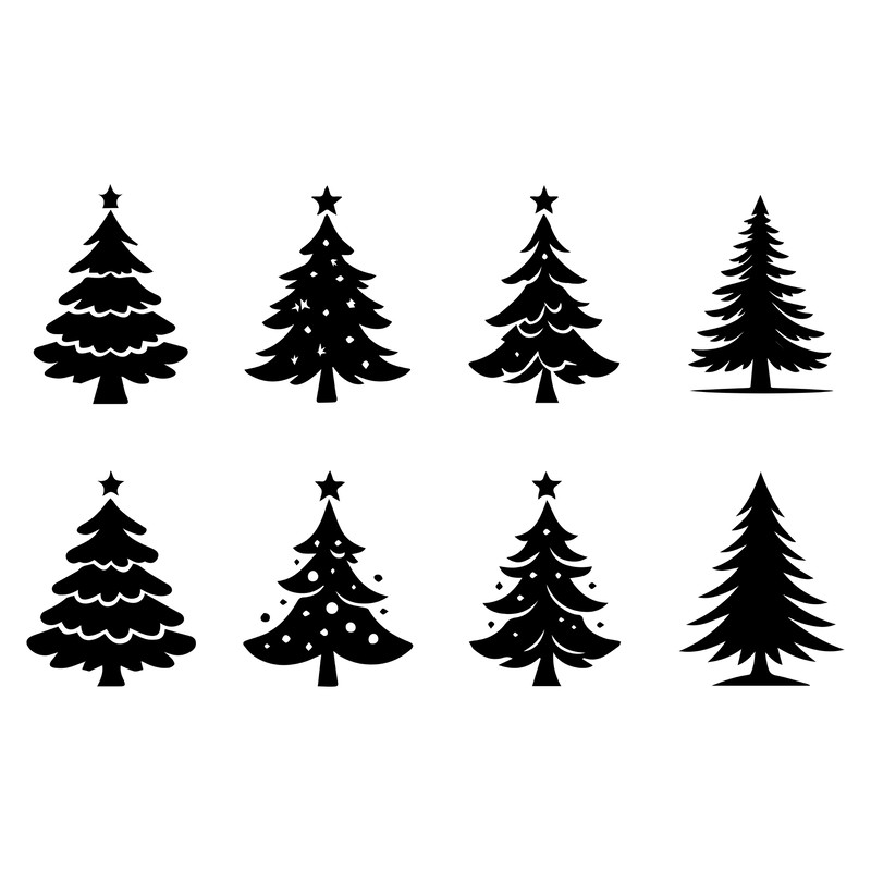 Christmas Tree SVG Bundle 1 2