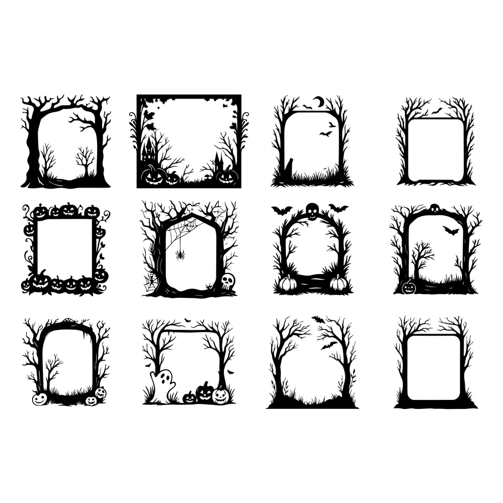 Halloween Frame SVG Bundle 1