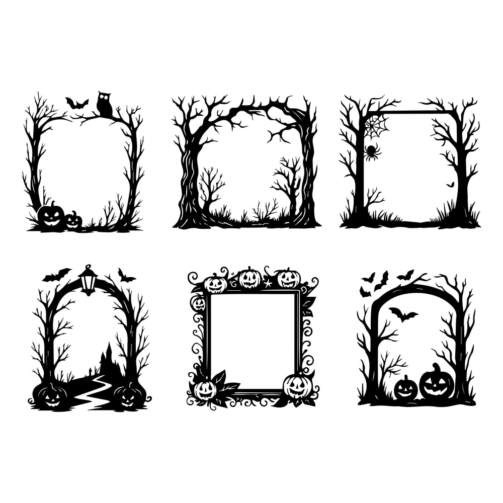 Halloween Frame SVG Bundle 2