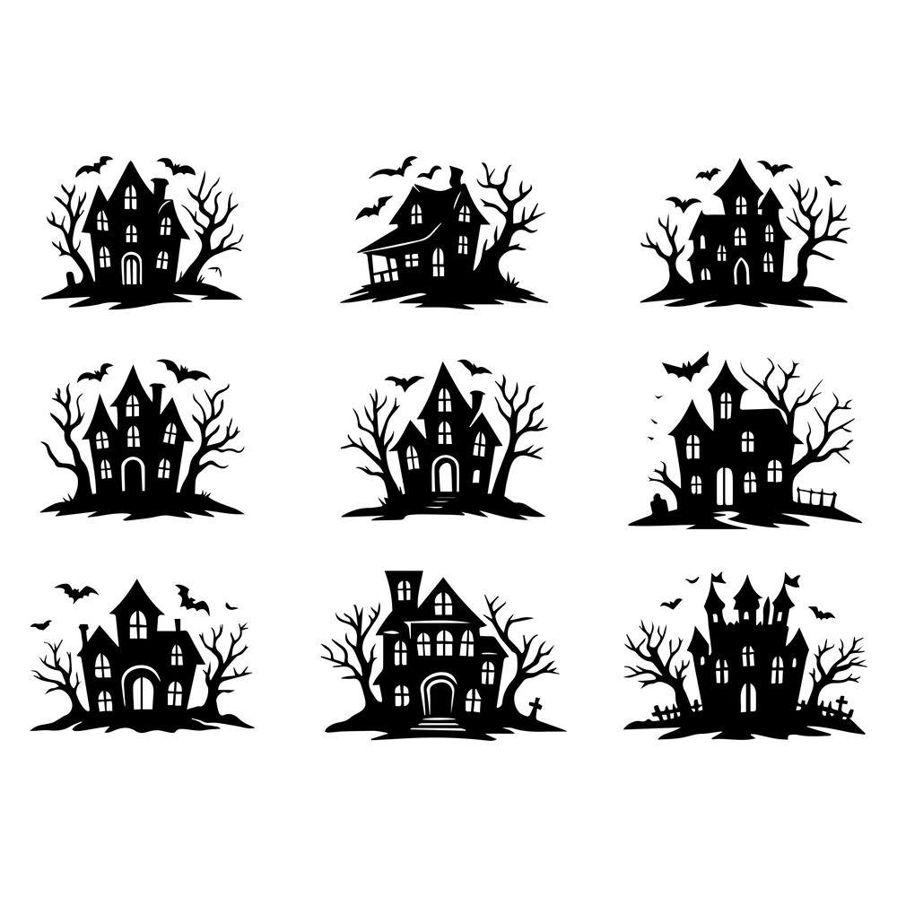 Haunted House SVG Bundle 1 2