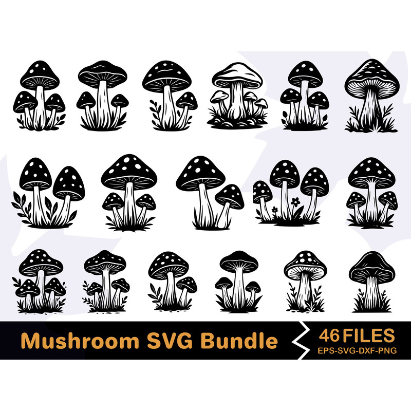 Mushroom SVG Bundle 0