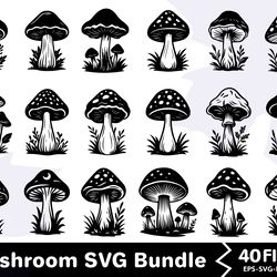 mushroom svg bundle 1