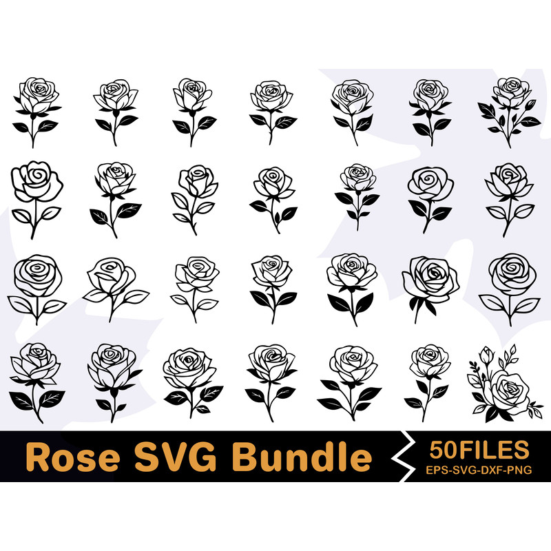 Rose SVG Bundle 0