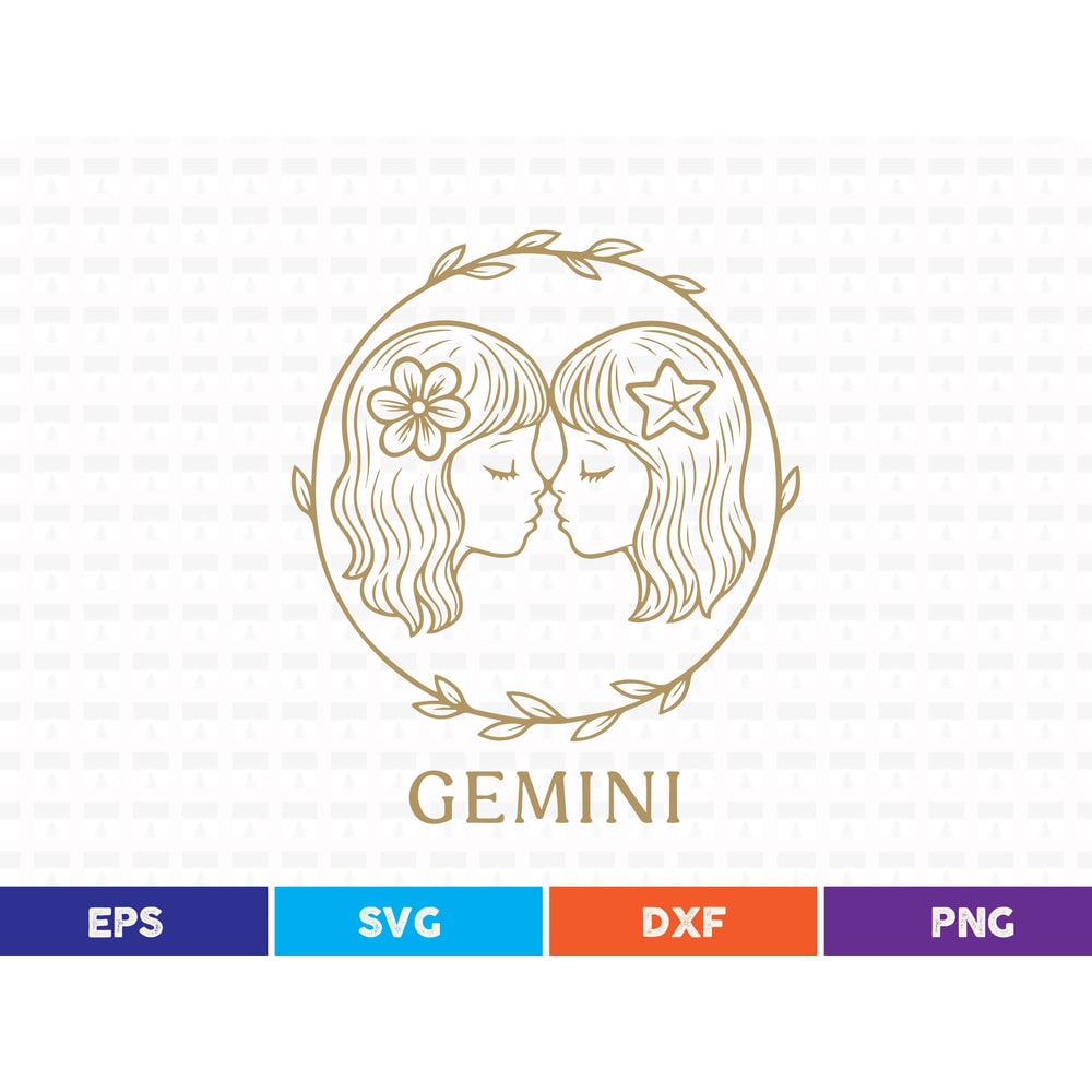 Gemini Svg T Shirt Design 0