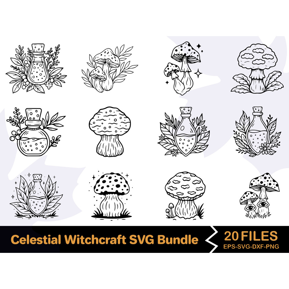 Celestial Witchcraft SVG Bundle 0