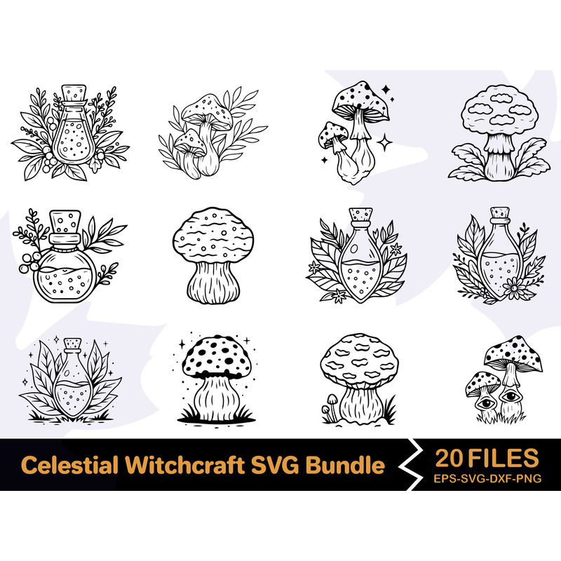 Celestial Witchcraft SVG Bundle 0